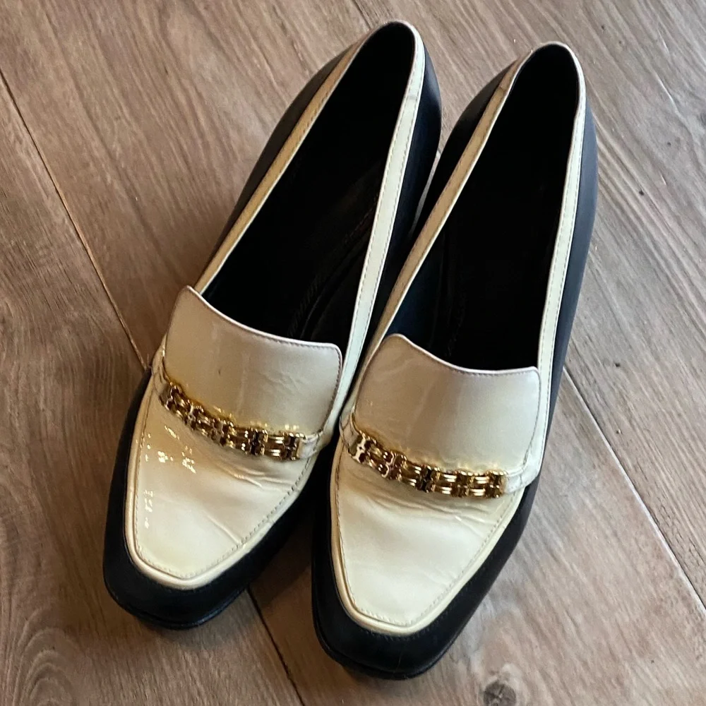 EUC Tory Burch Perrine Heeled Loafers - Picture 6 of 11
